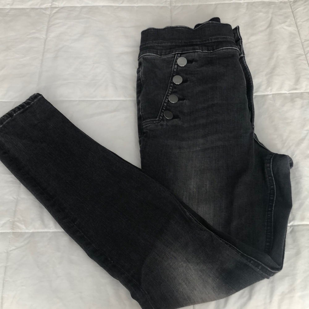 Express Denim Perfect Super High Rise Legging Jean